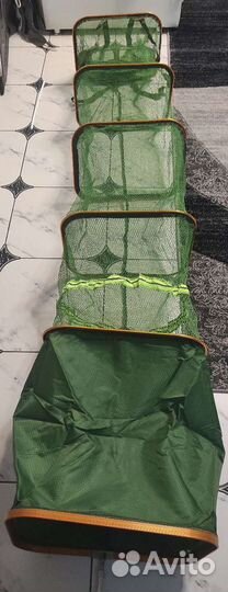 Садок рыболовный прорезиненный