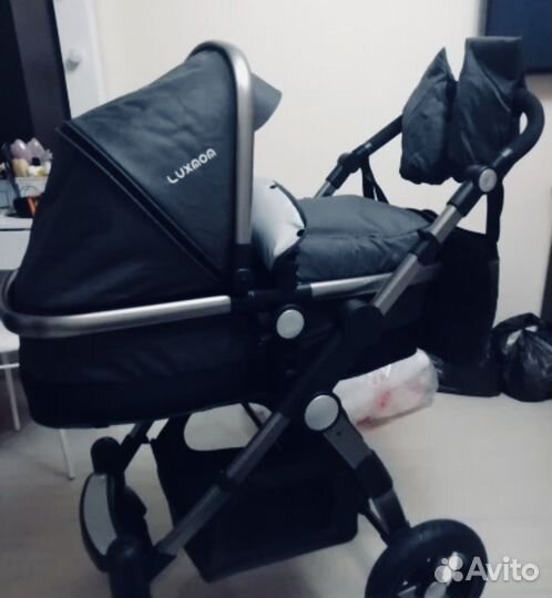 Коляска luxmom 3 в 1 600G