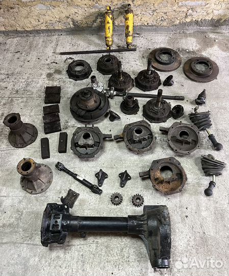 Запчасти на военные мосты УАЗ