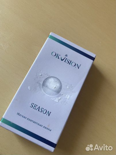 Линзы контактные season бесцветные -2