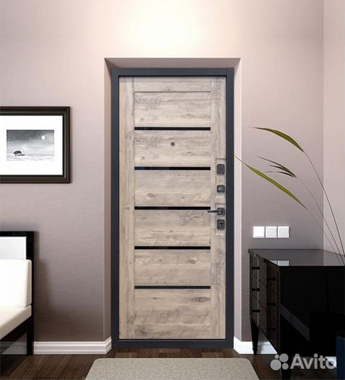 Дверь входная металлическая с шумоизоляцией