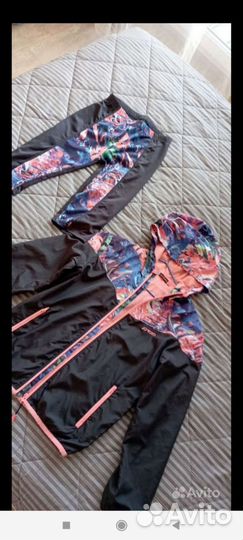 Костюм ветровка спортивный для девочки 146 р