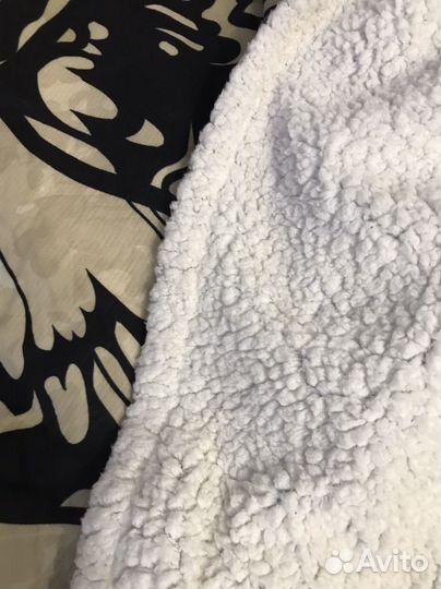 Плед покрывало Бабочка с черепом