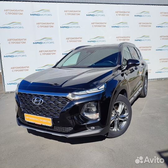 Hyundai Santa Fe 2.2 AT, 2019, 92 567 км