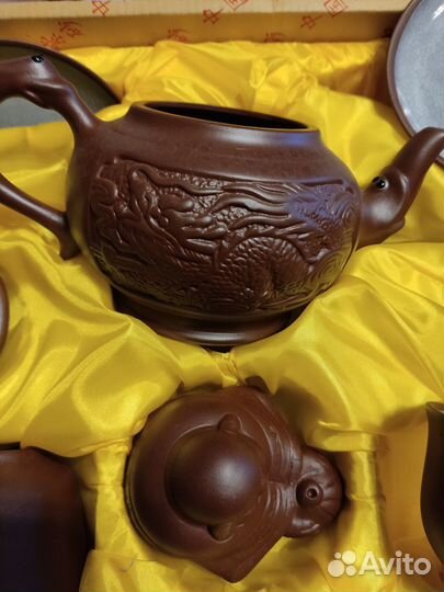 Сервиз чайный из глины