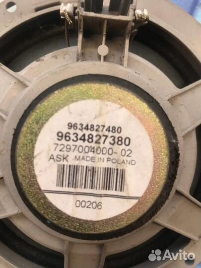 Динамик двери передней 9634827380