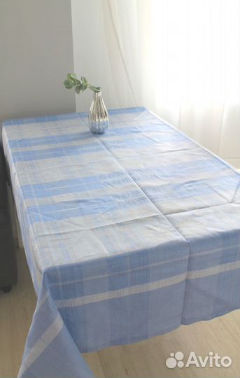 Новая скатерть Лен-Жаккард СССР