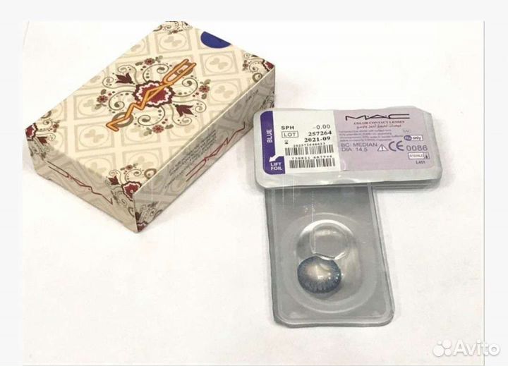 Коричневые Линзы мак цветные