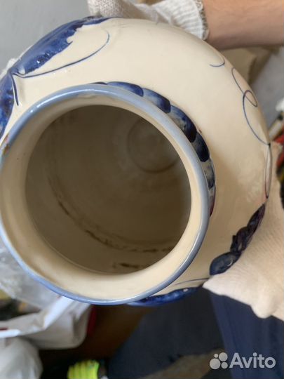 Ваза СССР винтажная (Гжель)