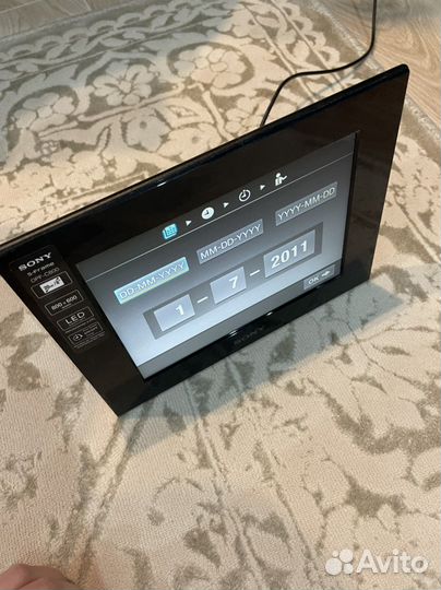 Новая без дефектов цифровая фоторамка sony