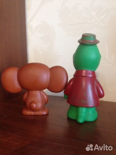 Крокодил Гена и Чебурашка резиновые