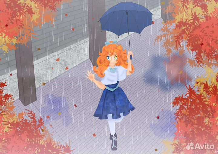 Арт за деньги, аниме рисунки