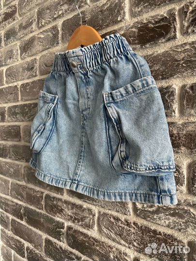 Юбка джинсовая hm