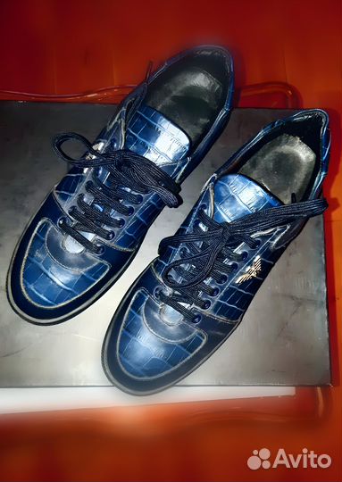 Armani Кеды мужские/натуральная кожа/original