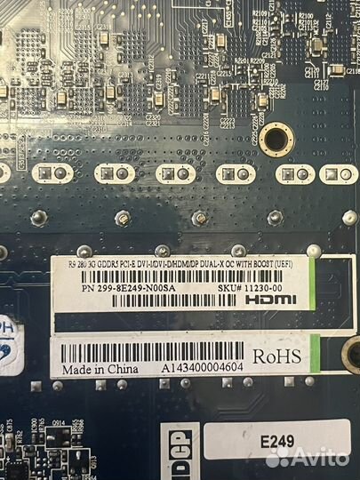 Видеокарта AMD R9 280 Sapphire