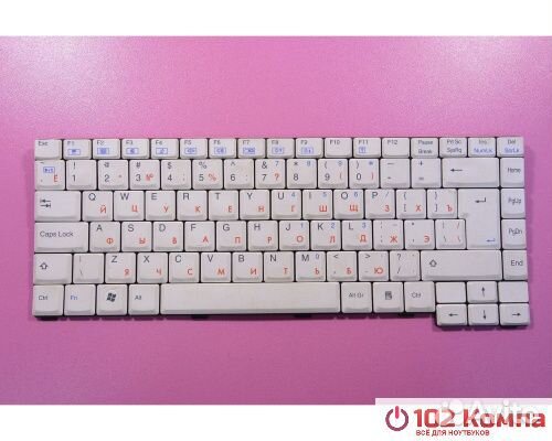 Клавиатура ноутбука Asus A3, A6, A3000 (белая)
