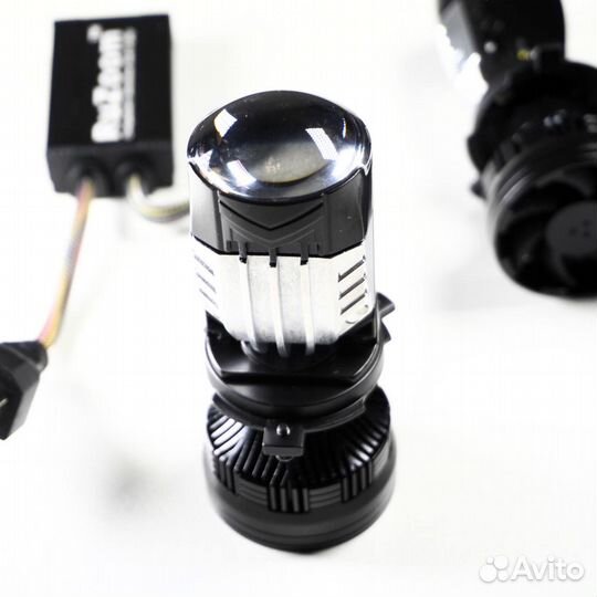 Лампа LED H4 12V M01U с линзой