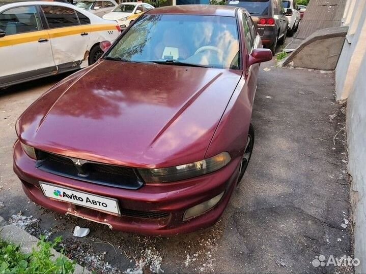 Mitsubishi Galant 2.4 AT, 1999, битый, 330 000 км