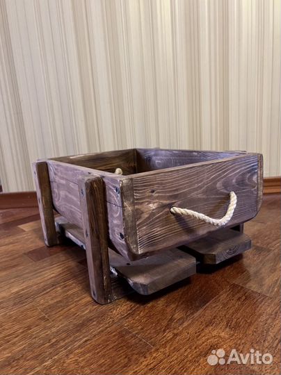 Коробка подарочная деревянная