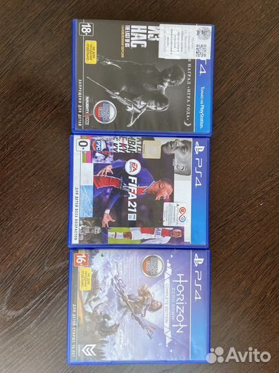 Диски для Sony PS4