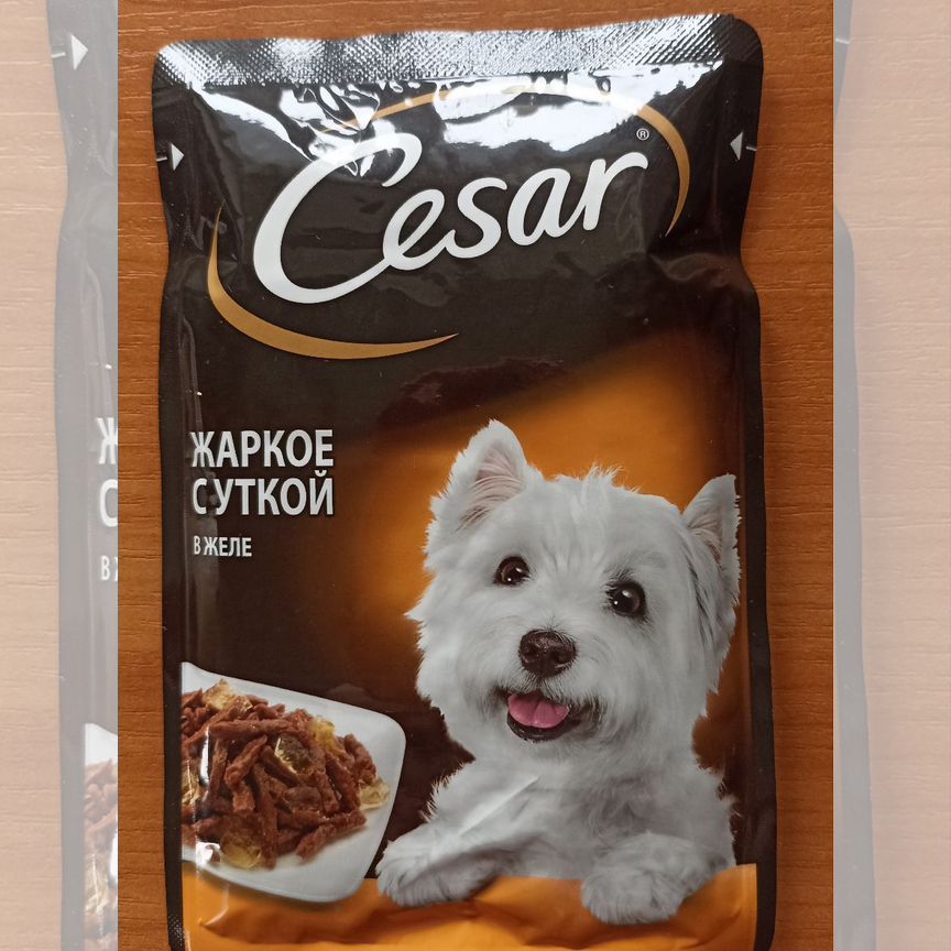 Влажный корм для собак Cesar