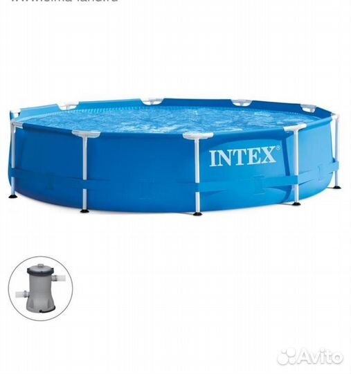 Каркасный бассейн intex 305*76