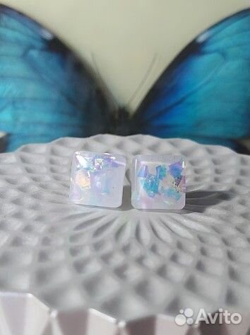 Серьги из эпоксидной смолы
