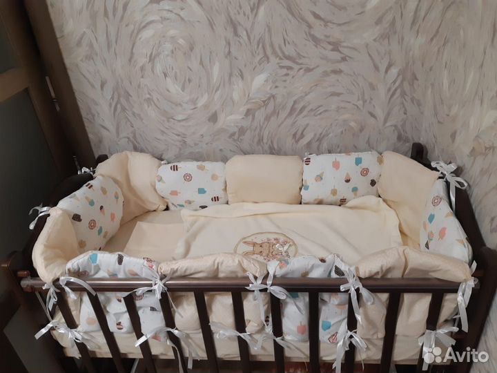 Бортики в детскую кроватку