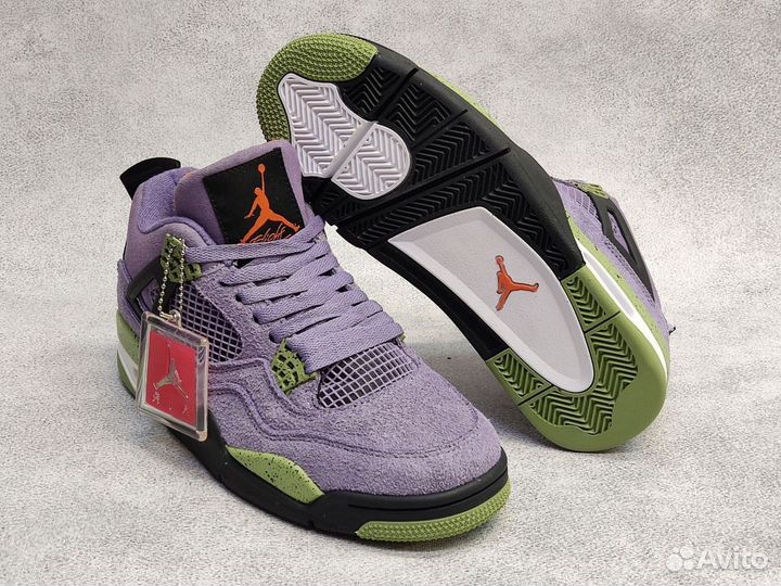 Кроссовки Nike Air Jordan 4 Retro Cany Purple