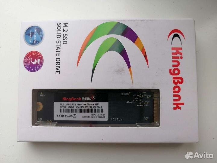 Ssd m2 nvme 512gb Kingbank GEN3