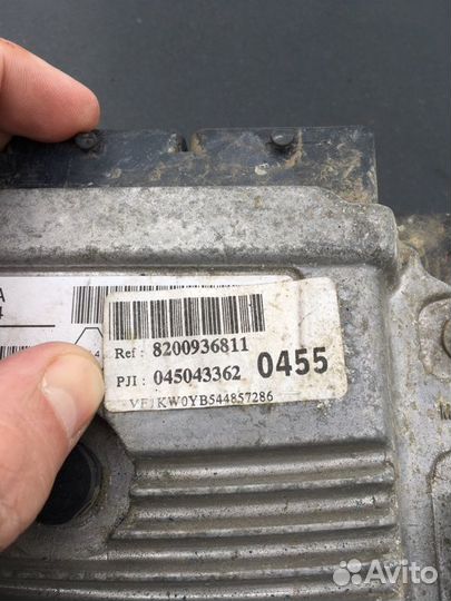 Блок управления двигателем Renault Megane 2 Scenic