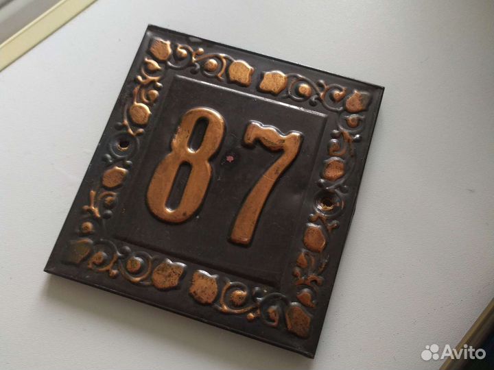 Номер на дверь 87