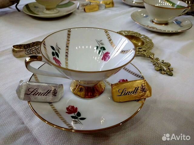 Винтаж: Чайная пара фарфор. Winterling Germany