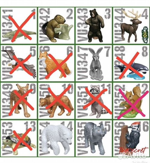 Kinder Surprise Natoons, обмен