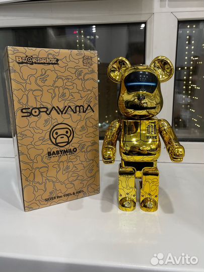 Мишка bearbrick bape soroyama