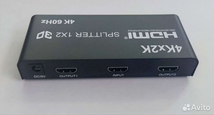 Сплиттер hdmi 1*2 поддержка 2К-4К