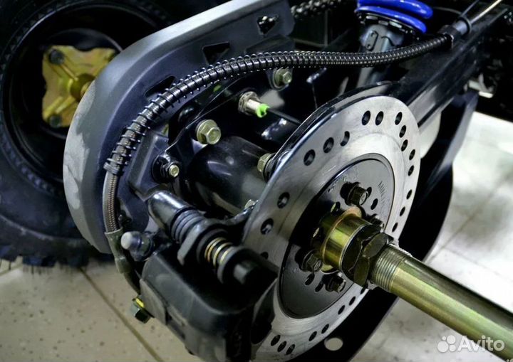 Квадроцикл Motoland wild 125 белый