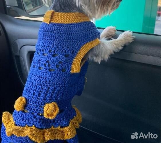 Летняя одежда для собак и кошек натуральный хлопок
