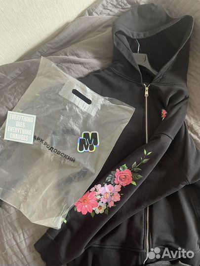 Зип худи marcelo miracles с цветами