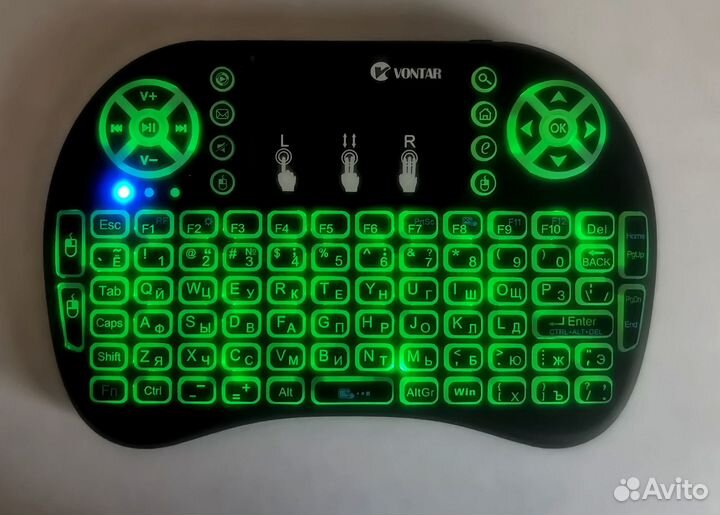 Беспроводная клавиатура vontar i8 с подсветкой