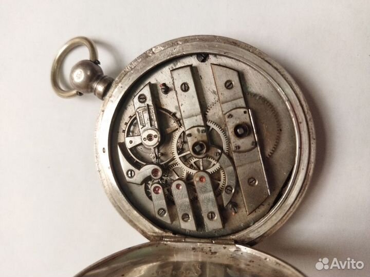 Серебренные часы tobias