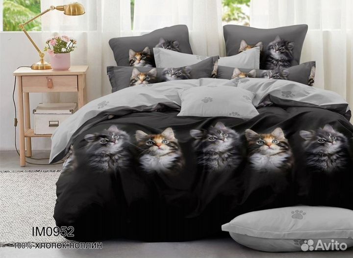 Постельное белье двуспальное новое