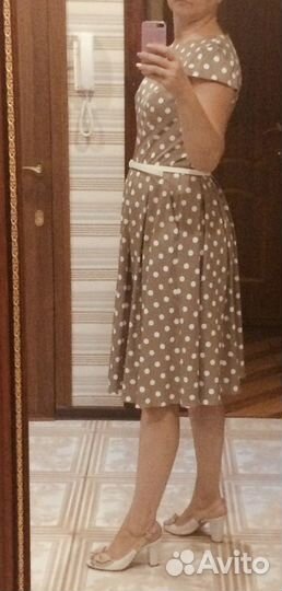 Платье женское в горох