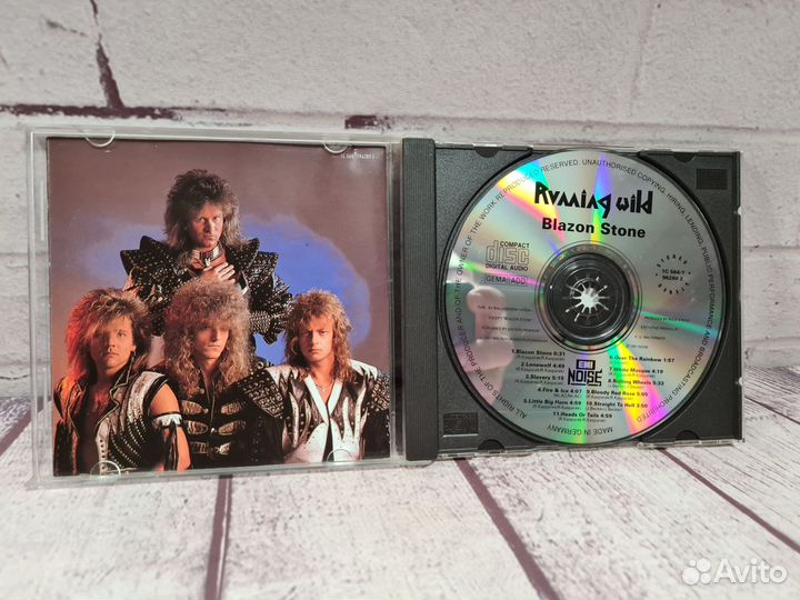 Фирменный CD Running Wild - Blazon Stone 1991г