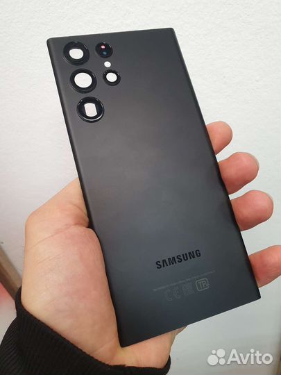 Крышка samsung s22 ultra черная ориг