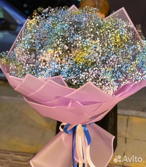 Букеты-Гиганты из Гипсофилы. Доставка Цветов