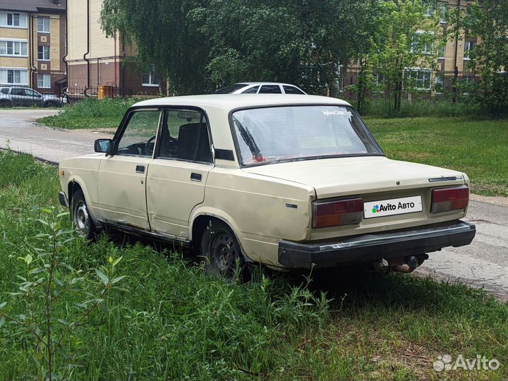 ВАЗ 2107 1.5 МТ, 1989, 22 222 км