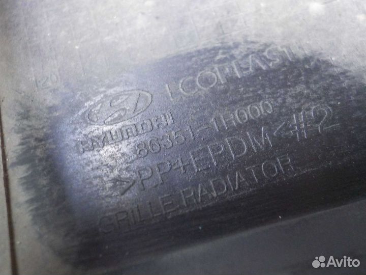 Решетка радиатора hyundai solaris