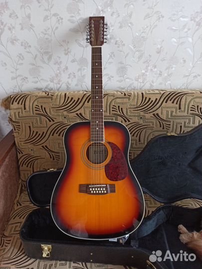 Электроакустическая гитара Best Wood с кейсом