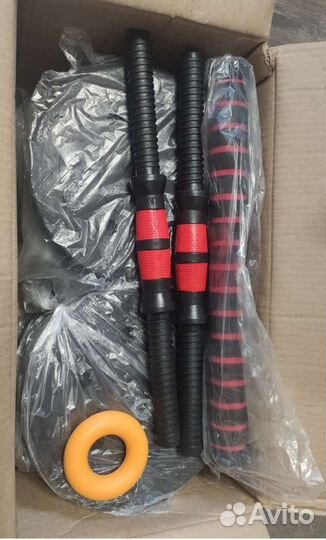 Новые Гантели по 10кг + гриф